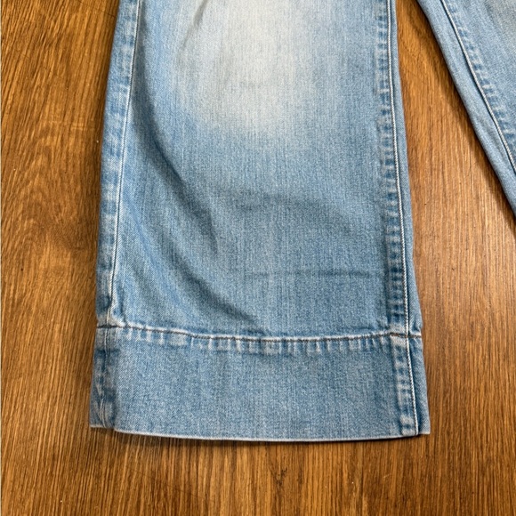 Madewell Women's Light Blue Wide-Leg Jeans - Picture 2 of 16